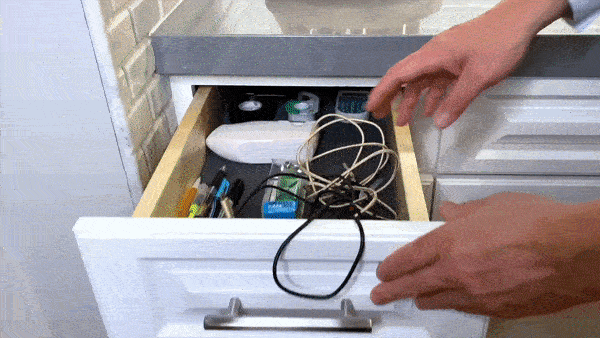 Magnetisches Handy-Ladekabel, selbstaufrollend