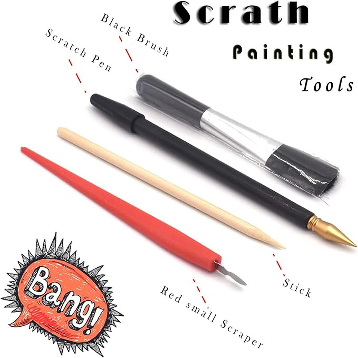City Scratch Art Kit