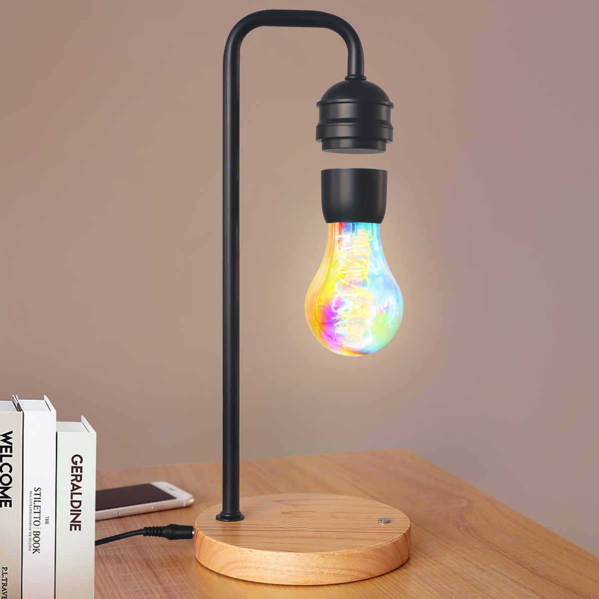 Magnetic Levitating Bulb Desk Lamp