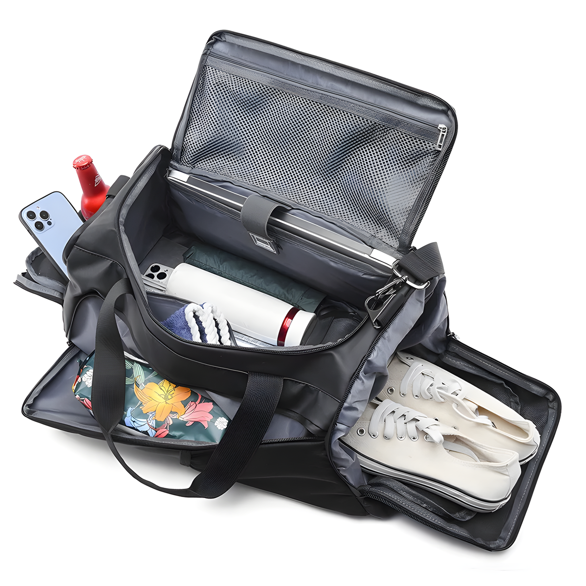 Multi-Compartment Travel Duffel