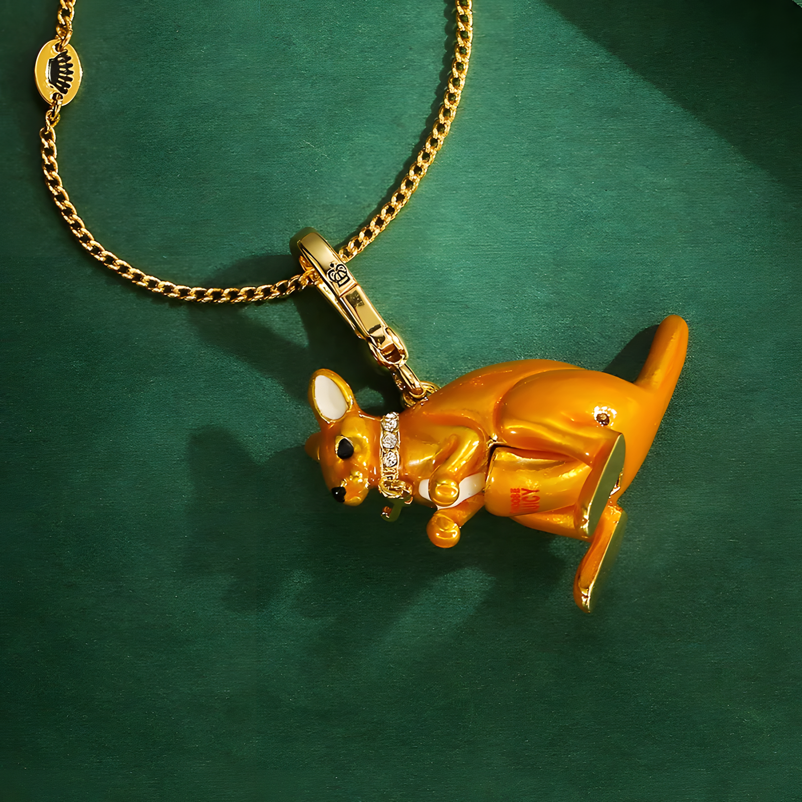 Openable Kangaroo Pendant