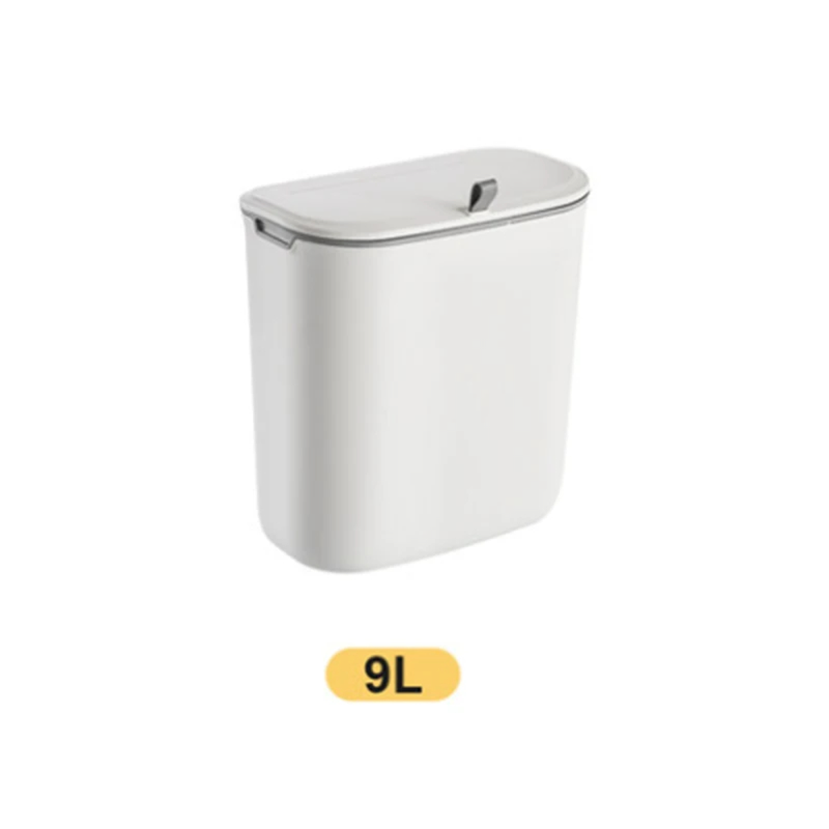 Wall-Mounted 9 L Lidded Kitchen Bin