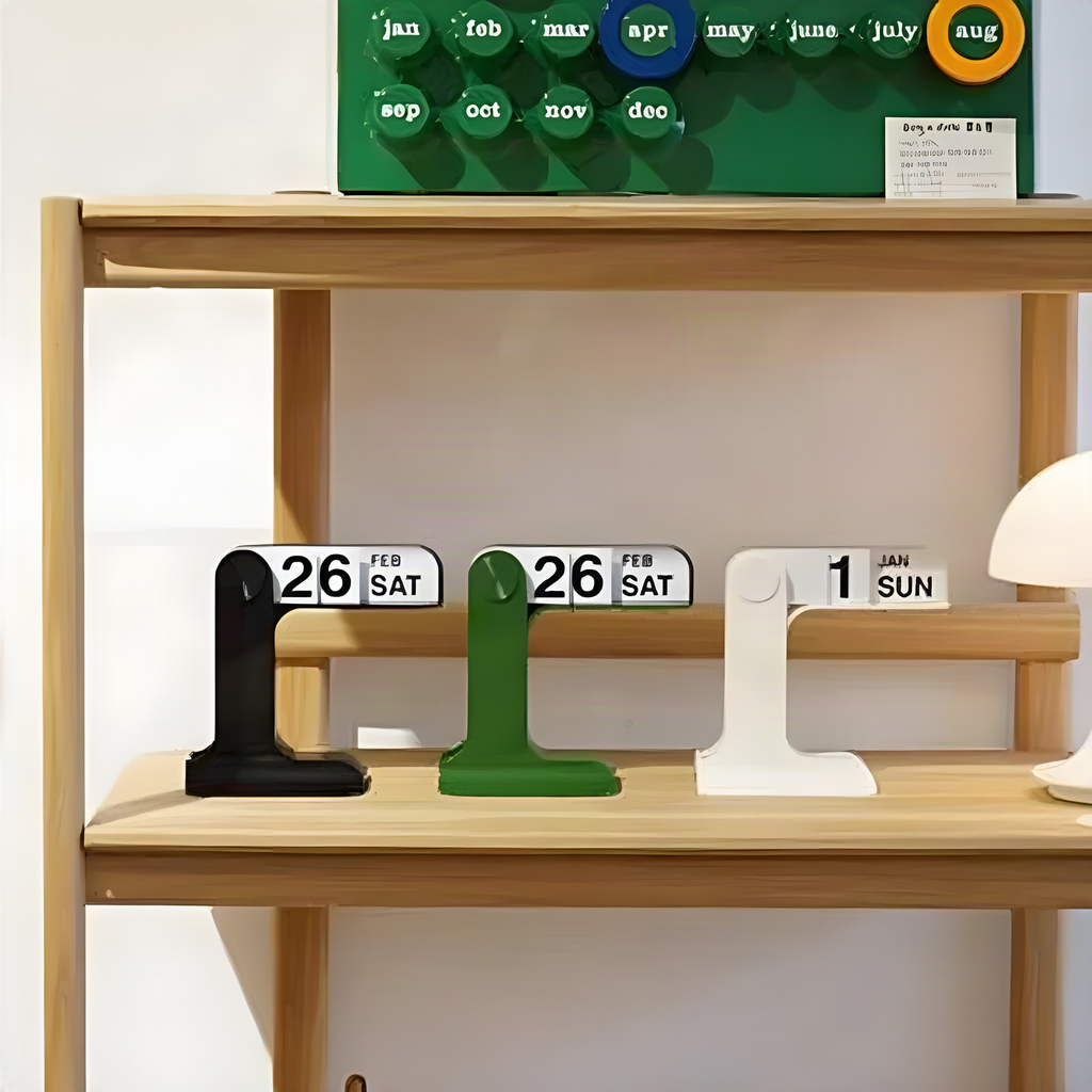 Minimalist Flip Desk Calendar
