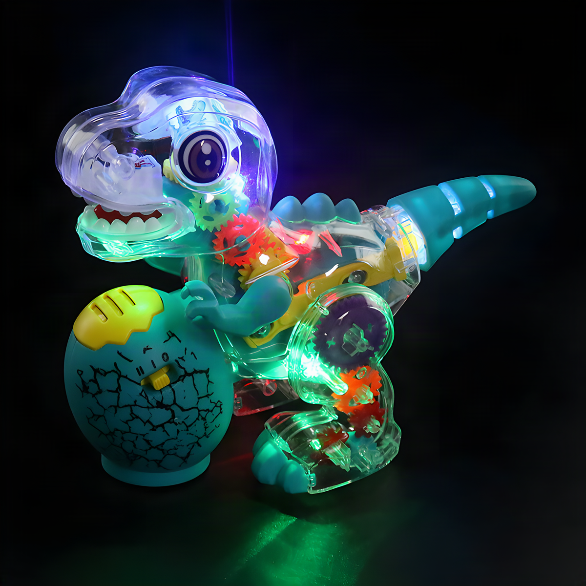 Transparent Gear Dinosaur Toy