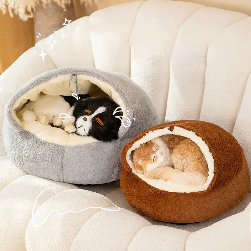 Universal Pet Kennel Bed For All Four Seasons, Sleeping Cat Nest, Semi-Closed Dog House