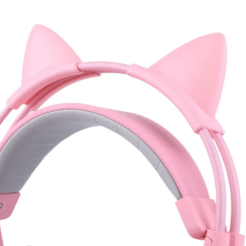 G951 Gaming Headset USB 7.1 Virtual Surround Sound LED Cat Ear Headphones