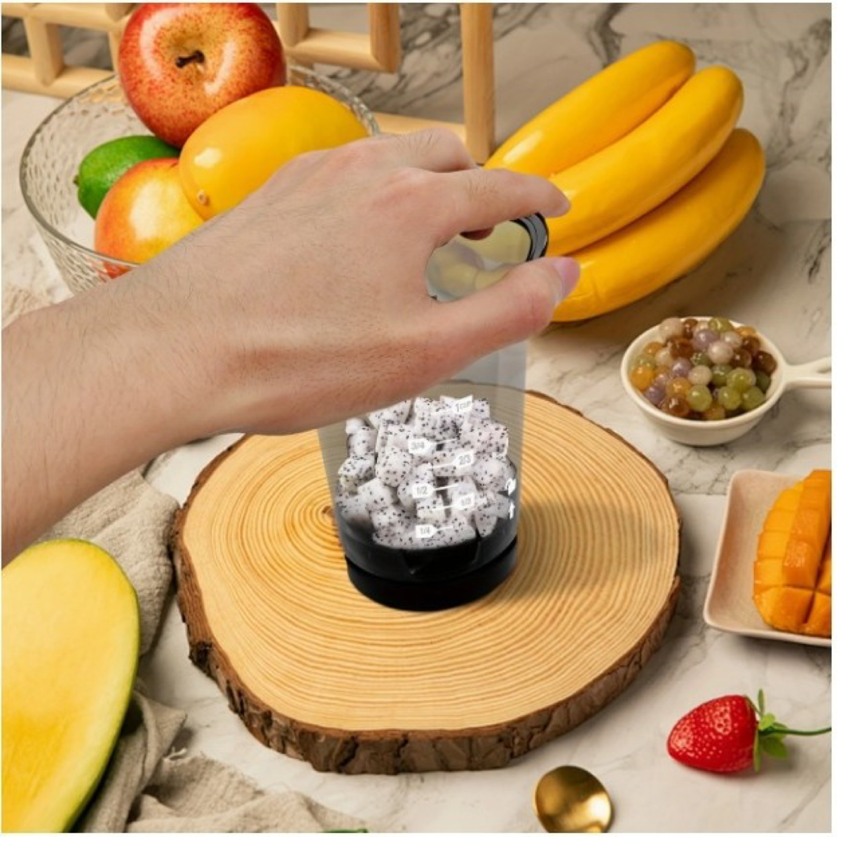 Manual Vegetable Dicer Cup