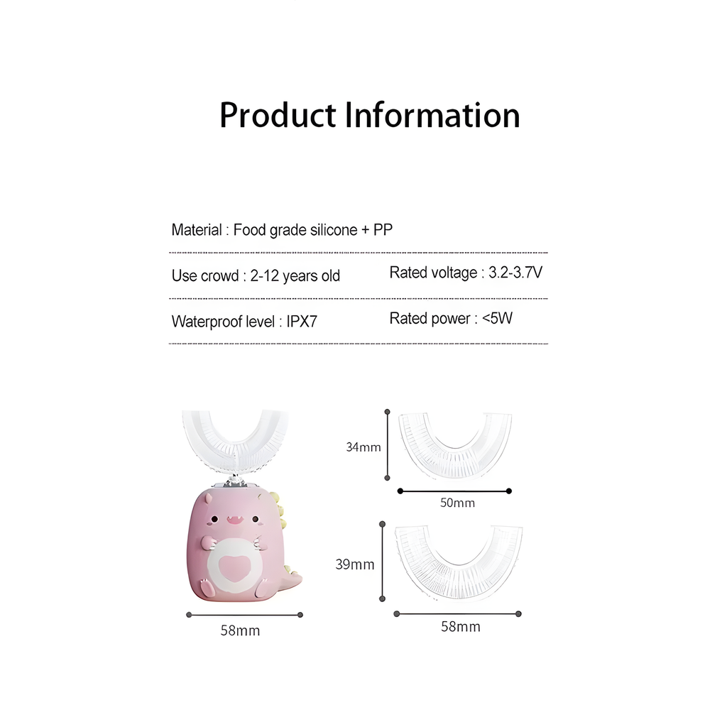 Kids U-Shaped Electric Toothbrush
