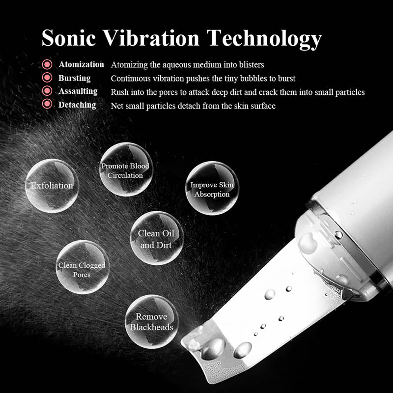 Ultraschall-Hautpeeling-Vibrationsgerät zur Entfernung von Mitessern im Gesicht