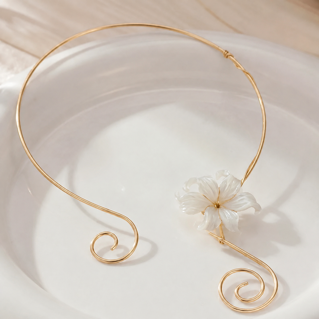 Iris Flower Choker