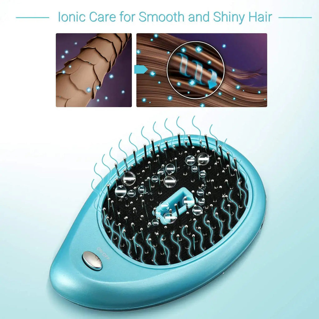 Anti-Static Ionic Vibrating Hair Brush
