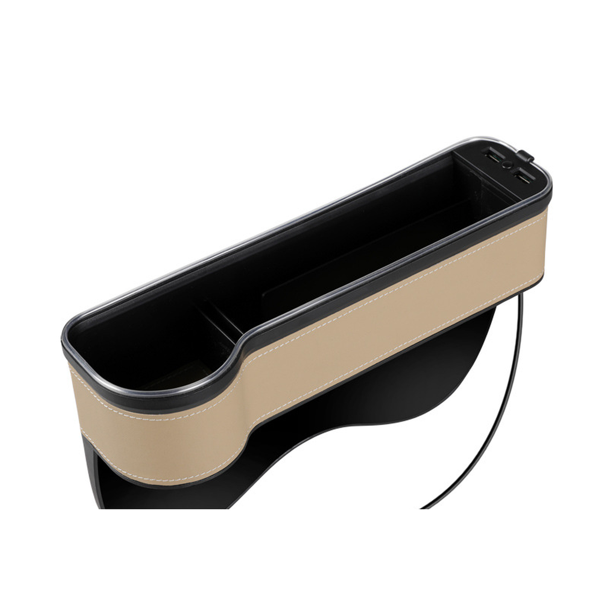 Car Seat Gap Organizer with USB Light