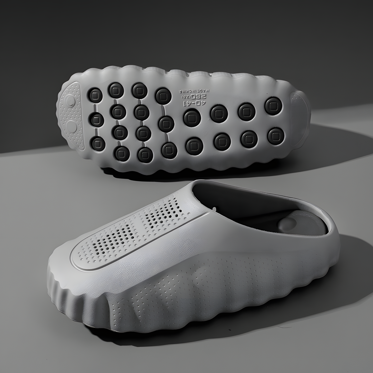 Closed Toe Massage Slippers