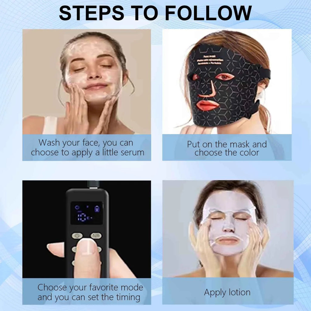 Facial Red Light Therapy Mask