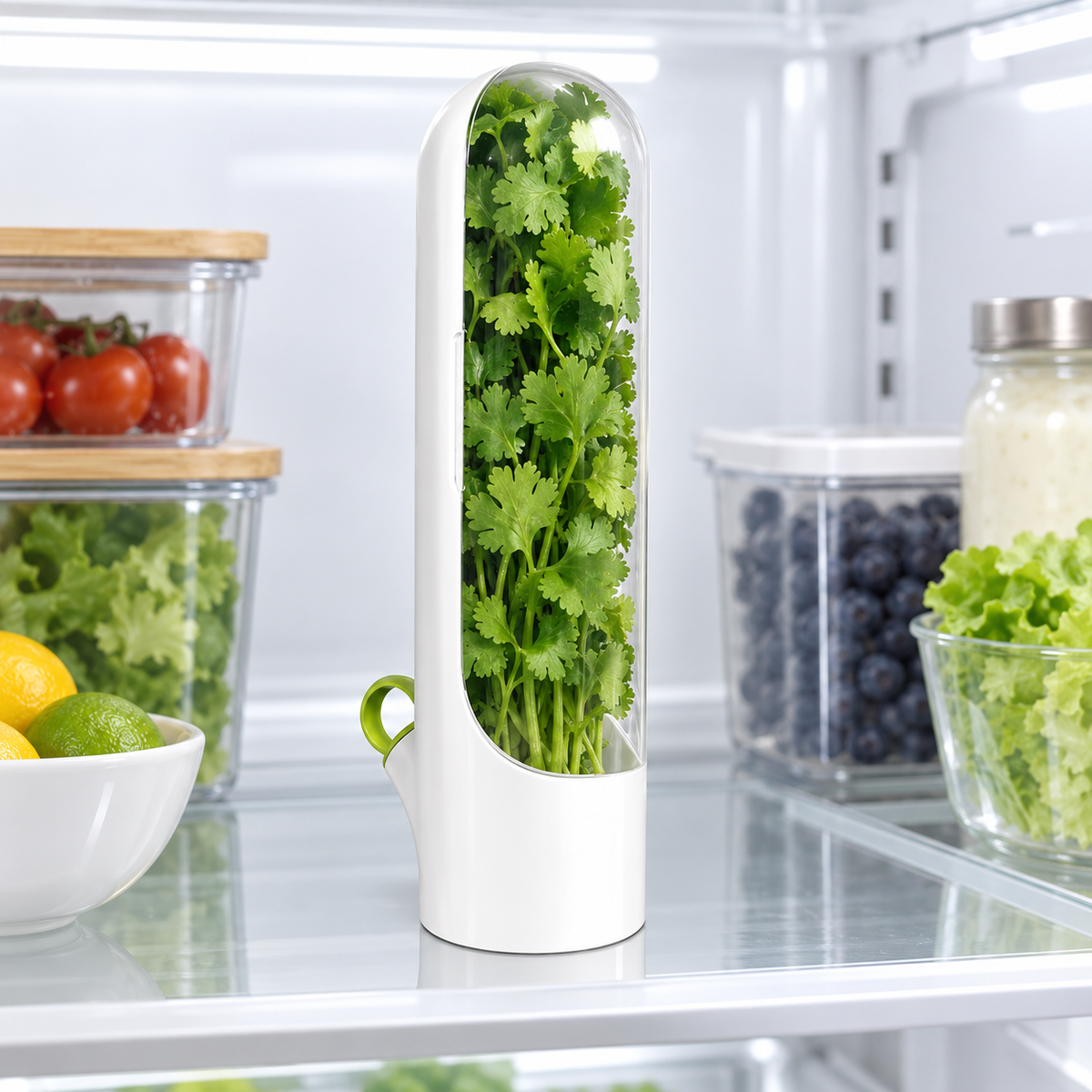 Upright Herb Keeper with Refill Reservoir