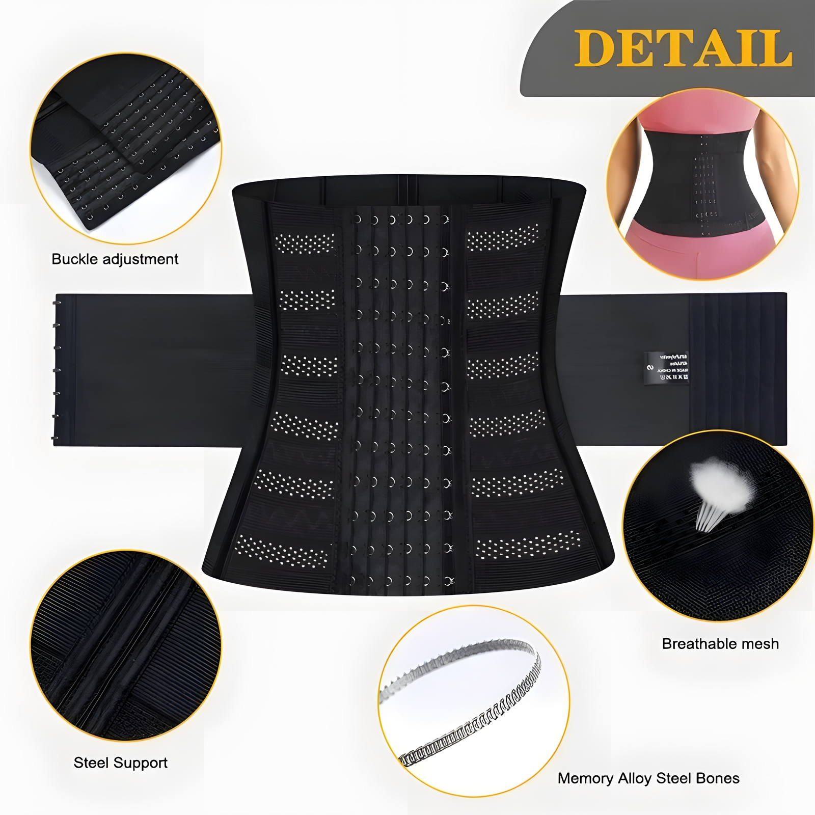 Breathable Mesh Waist Trainer