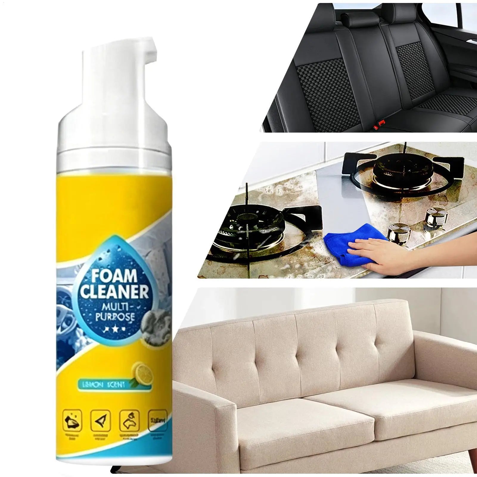 Multipurpose 4-in-1 Foam Cleaner