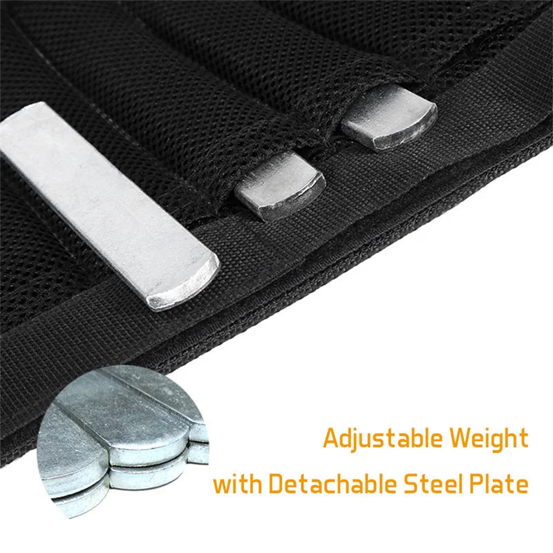 Adjustable 10-40lb Weighted Training Vest - Neoprene Comfort Fit