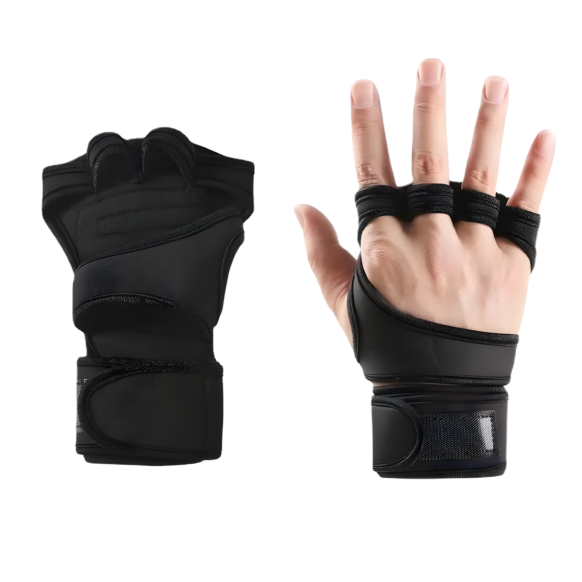 Palm-Padded Half-Finger Workout Gloves