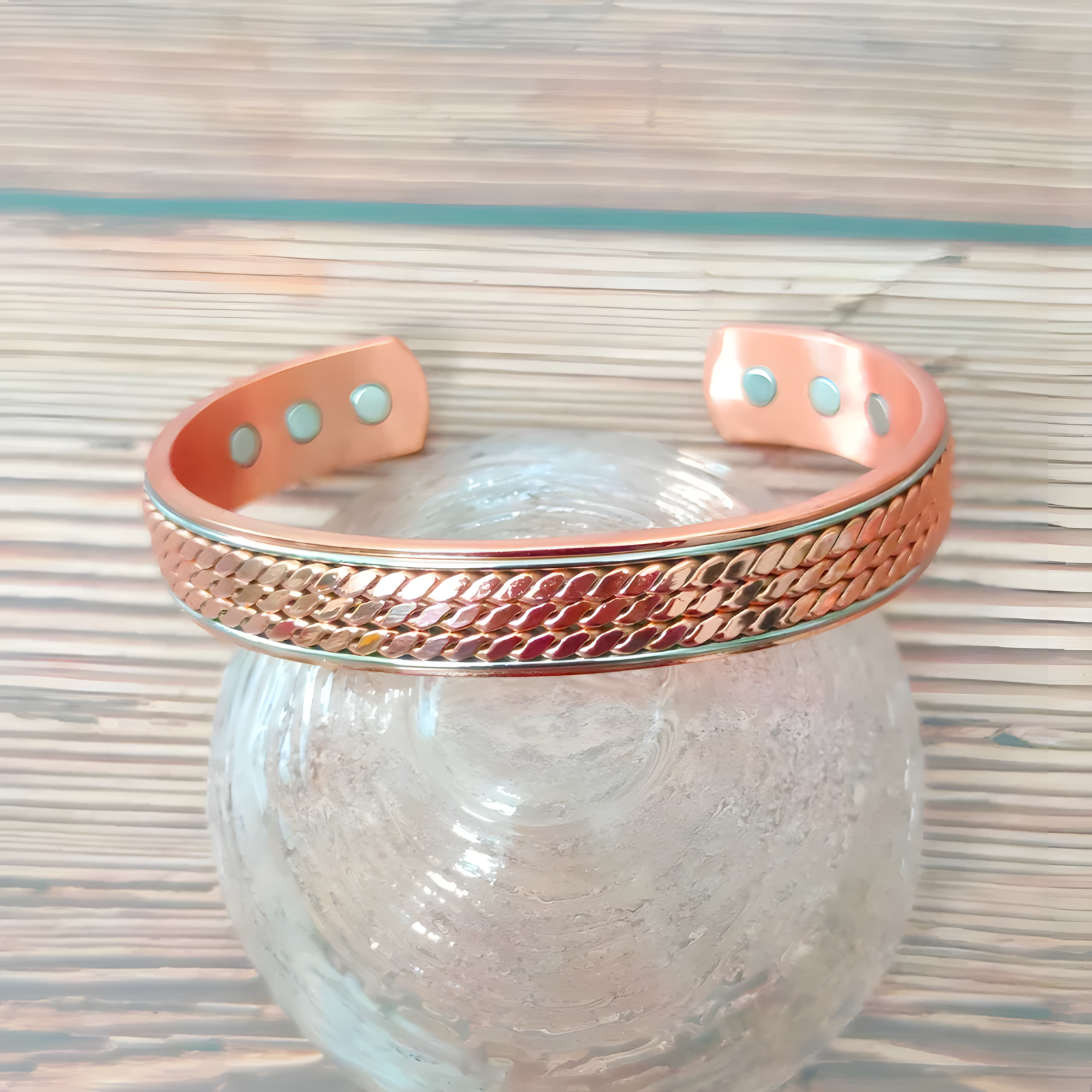 Copper Ring and Bracelet Set