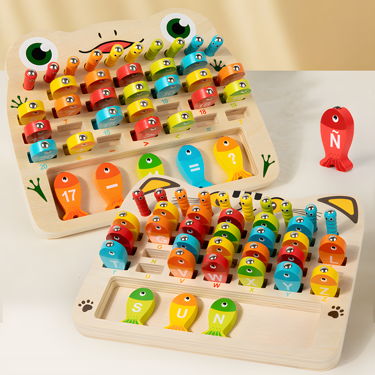 Wooden Magnetic Fishing Game