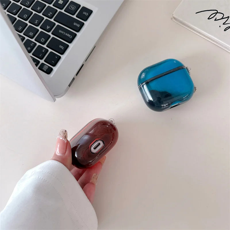 Leuchtende AirPods-Hülle mit Treibsand-Effekt