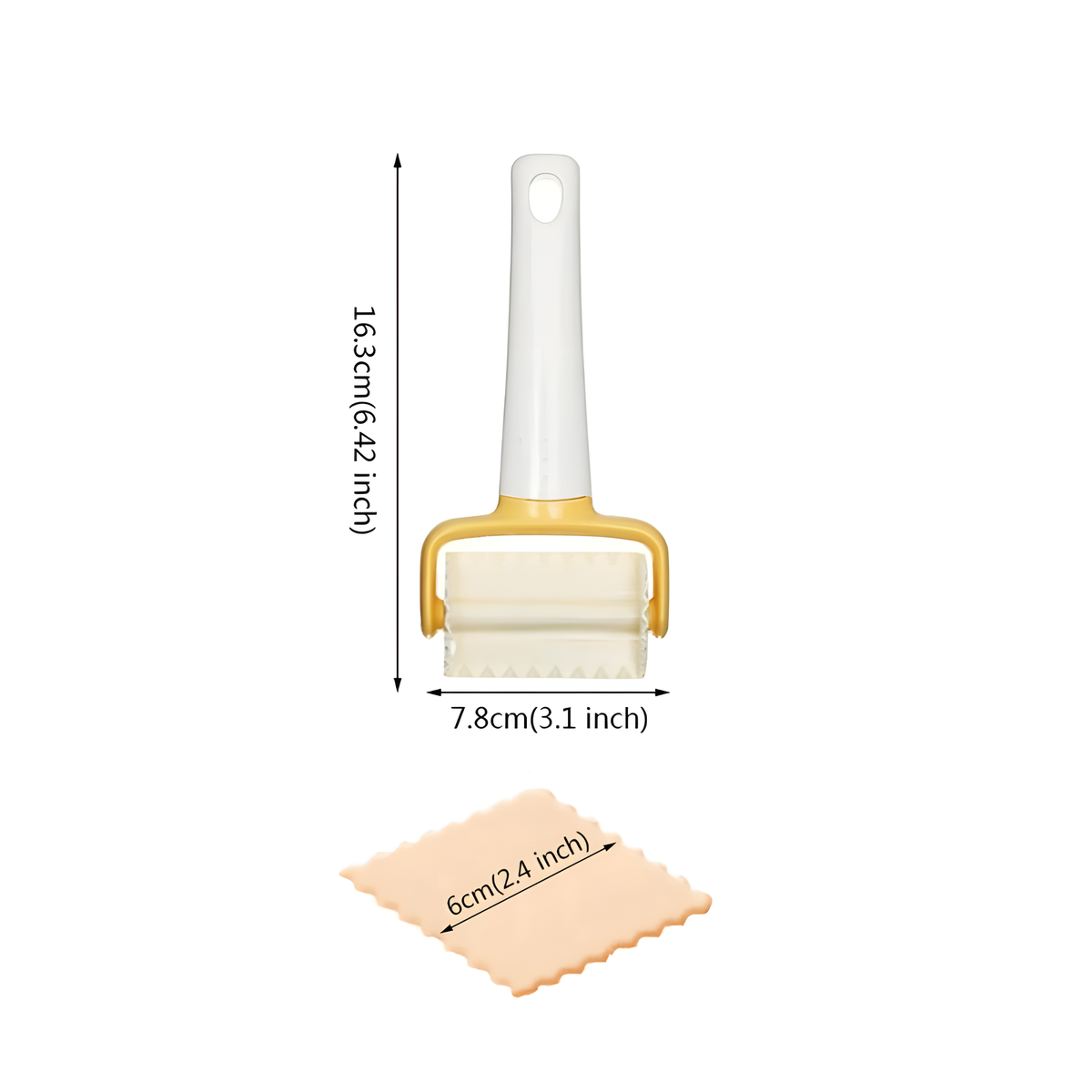 Three-Piece Pastry Cutter and Roller Set