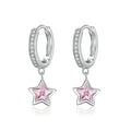 Women's Fashion Personality Pentagram Earrings Ladies