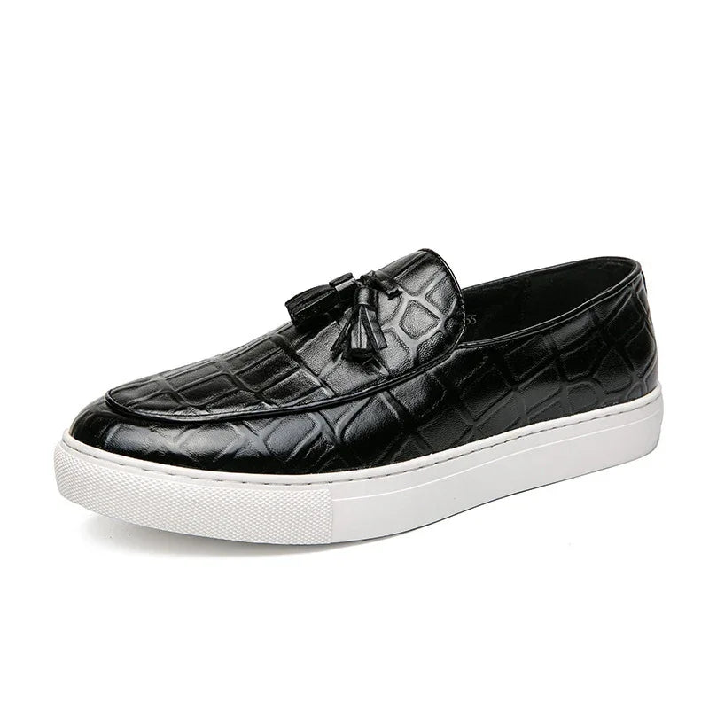 Men's Business Casual Sneakers Leather Shoes
