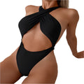 Women's One-Piece Bikini Hot Girl Neck Tight