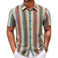 Colorful Breathable Short Sleeve Summer Shirt For Men