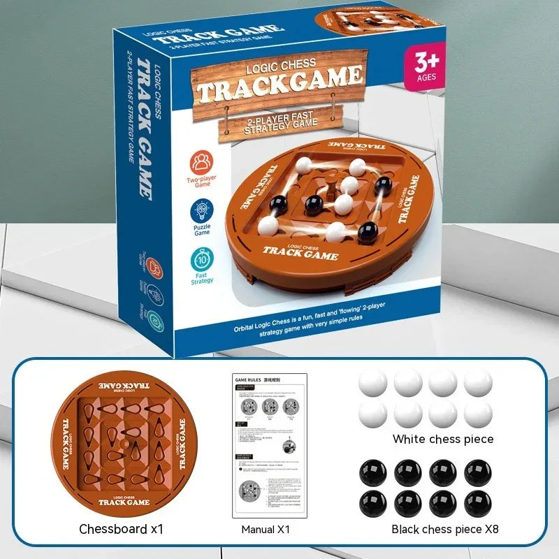 Track Logic Chess Double Battle Board Game Toy