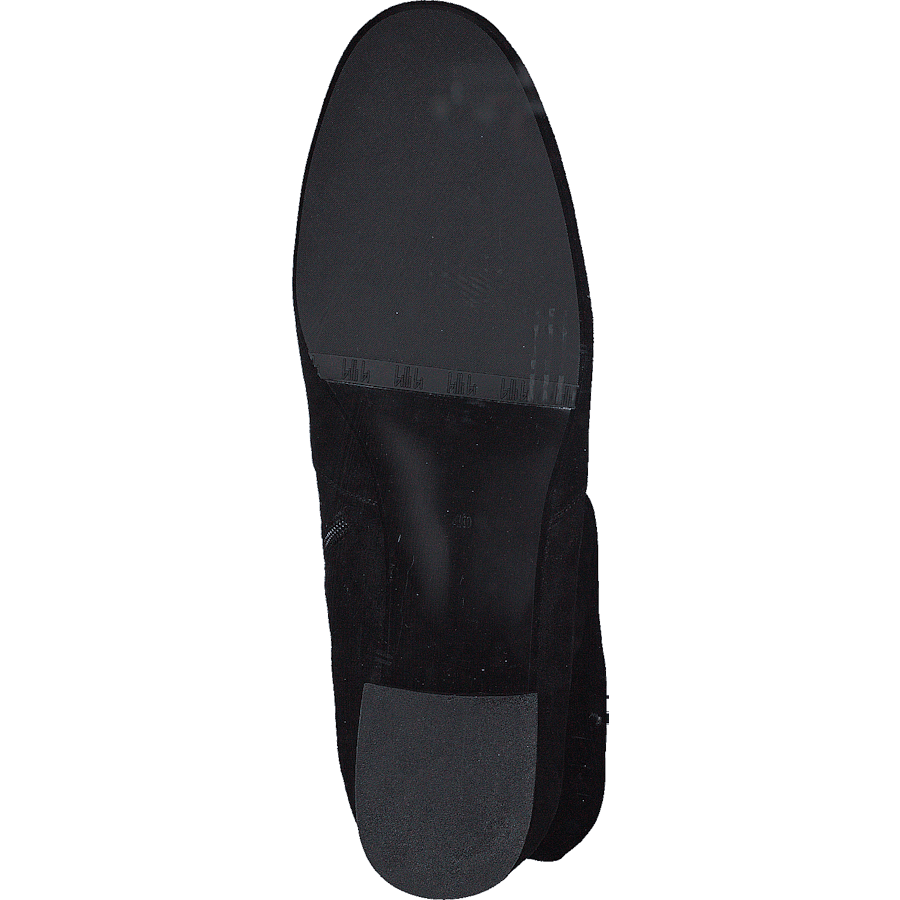 500 Black Suede Stretch Black