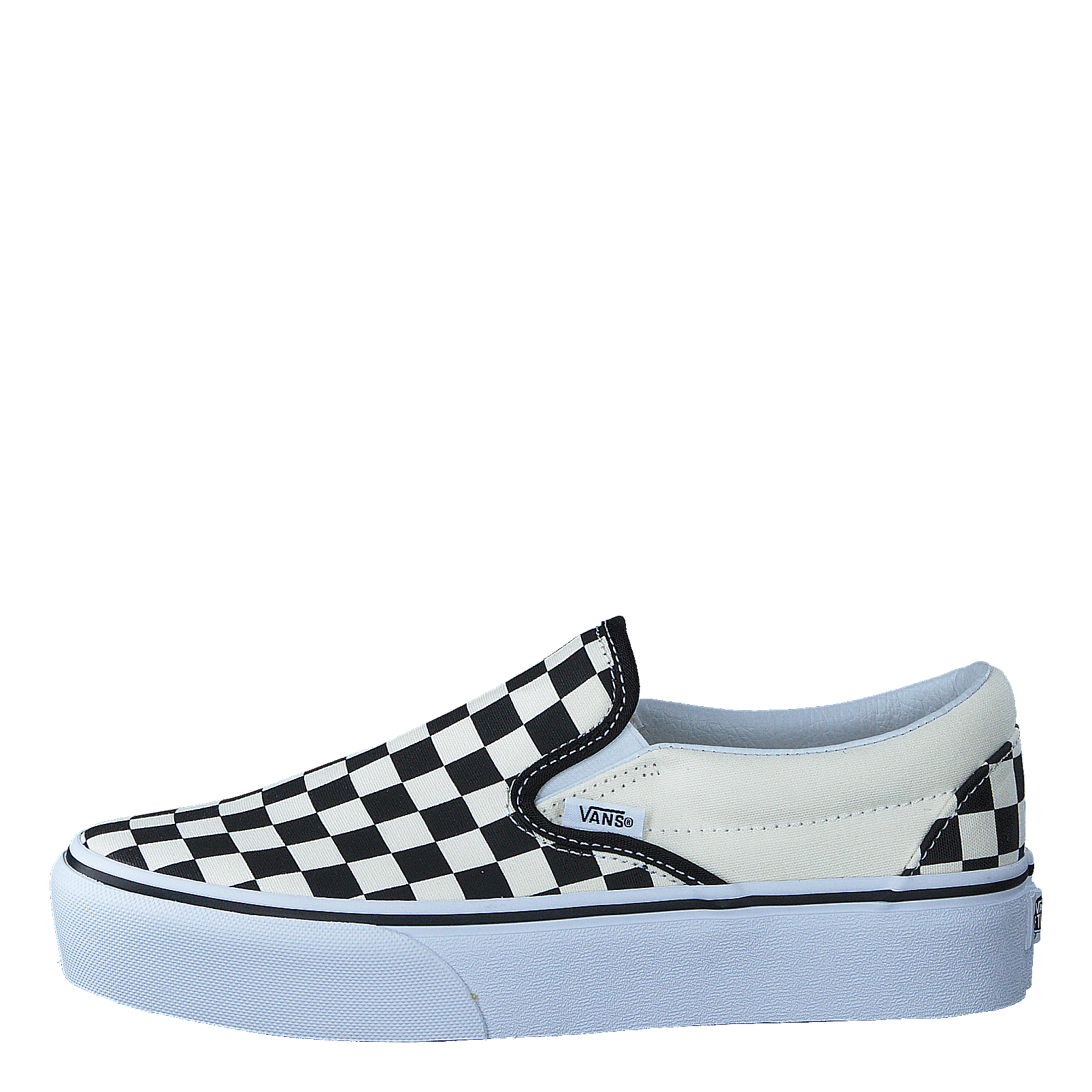 Ua Classic Slip-on Platform Black And White Checker/white