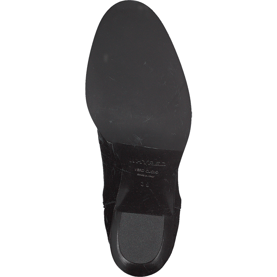 Luisa High Croco Black
