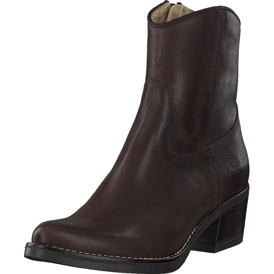 Mid Zip Boot Brown