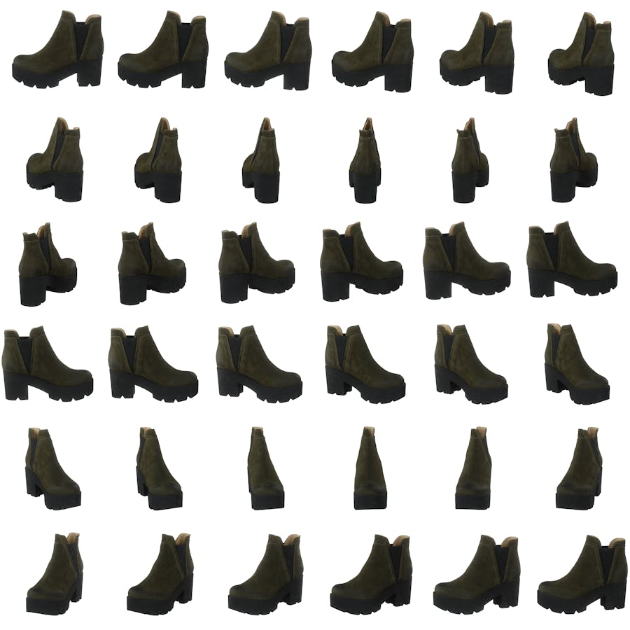 Mid Platform Boot Green