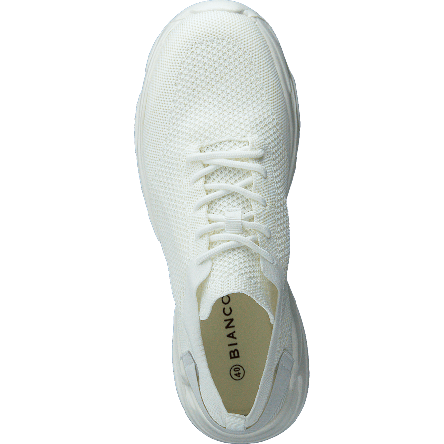 Biacase Laced Knit Sneaker 804 White 4