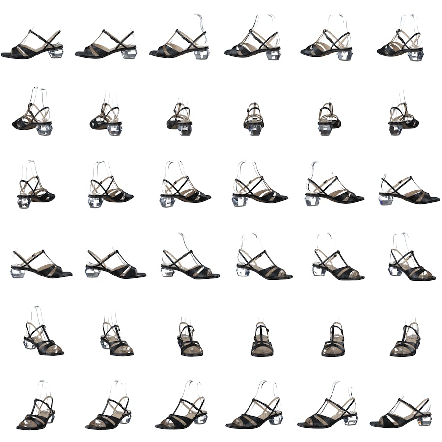 The Gem Sandal Black