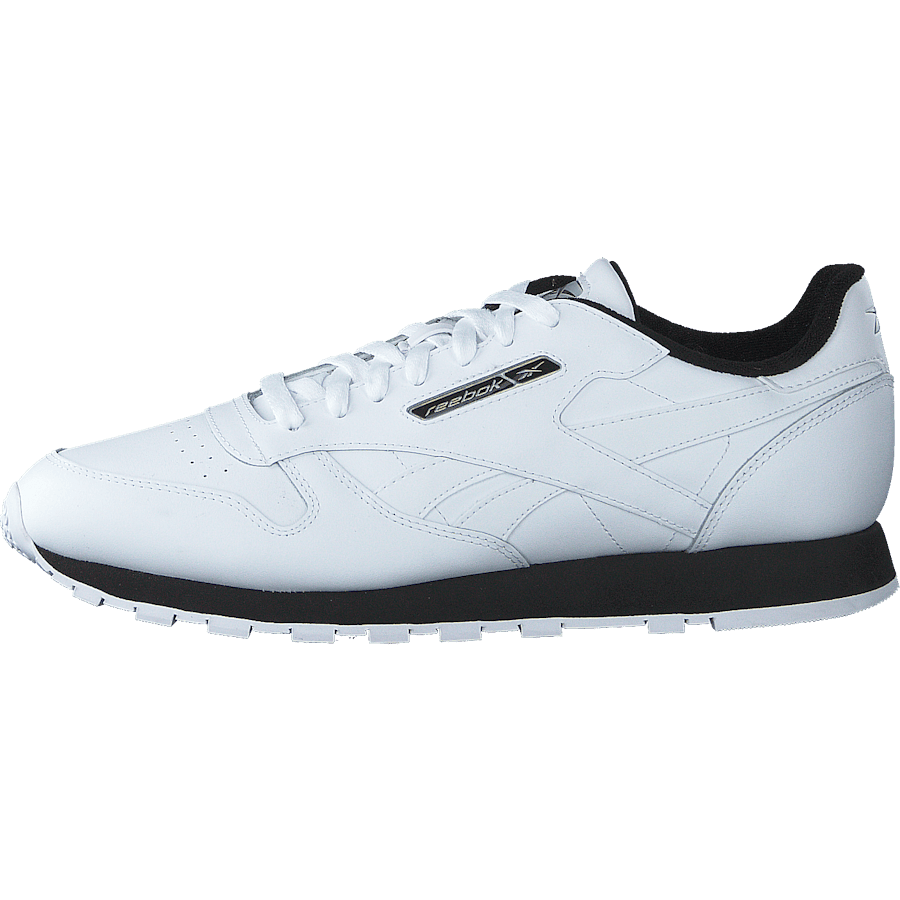 Cl Leather Mu White/black/silvmt
