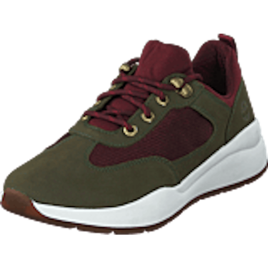 Boroughs Low Sneaker Hkr Dark Green Nubuck