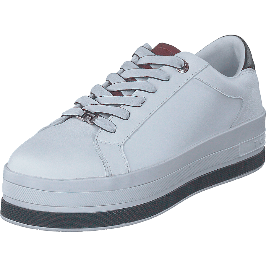 Croc Print Flatform Cupsole Rwb