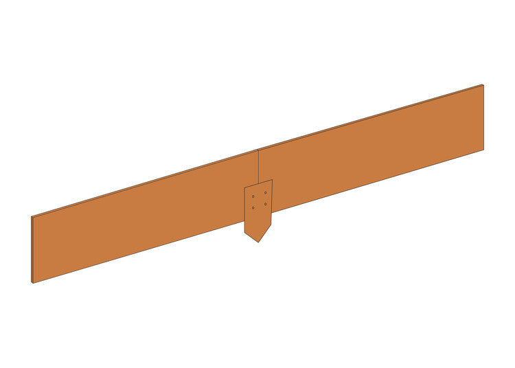 Rabattkant - Corten (Grov 3mm)