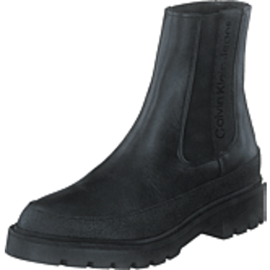 Combat Mid Chelsea Boot Rubber Black