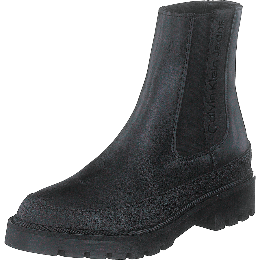 Combat Mid Chelsea Boot Rubber Black