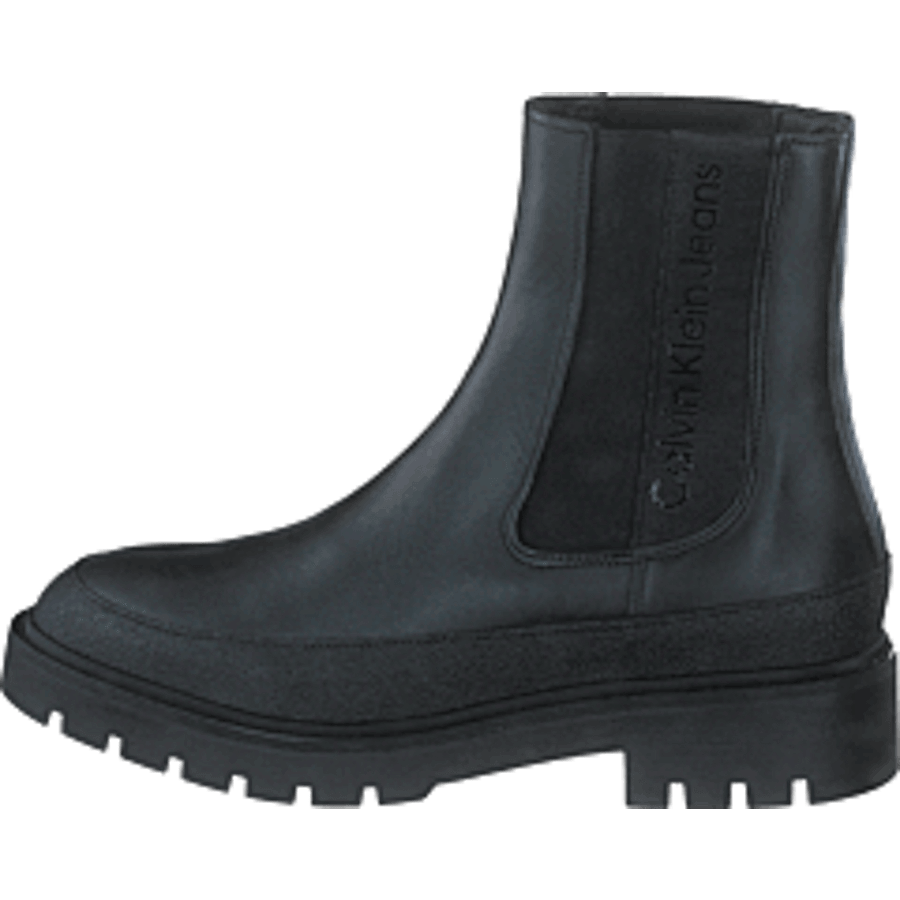 Combat Mid Chelsea Boot Rubber Black