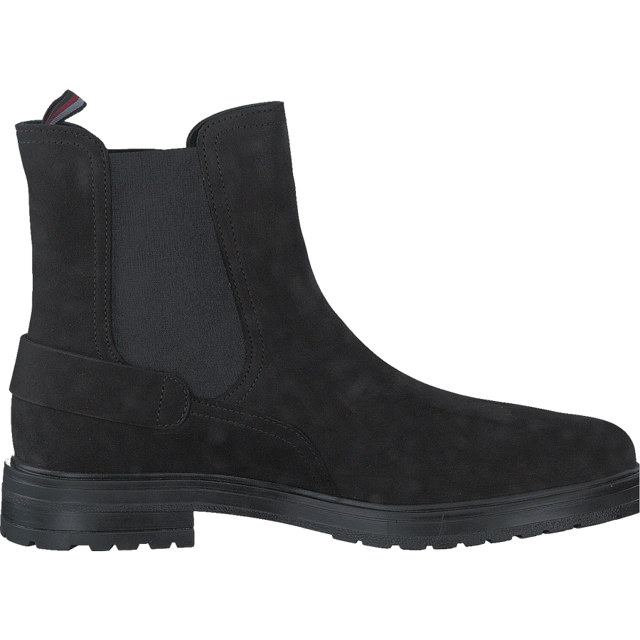 Th Coin Flat Boot Black