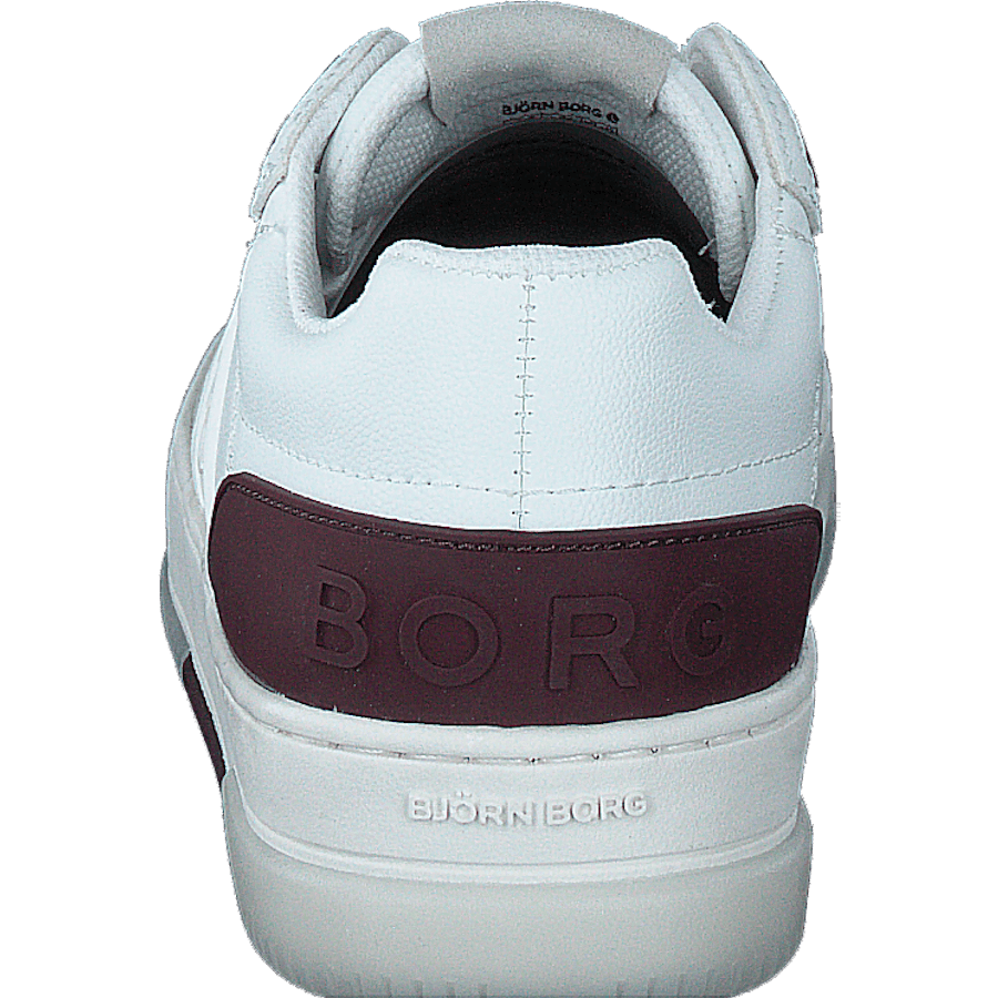 T2300 Ctr W White-burgundy