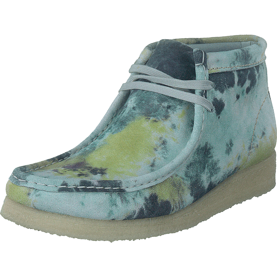 Wallabee Boot. Turquoise Tiedy