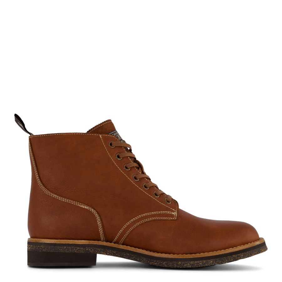 Tumbled Leather Boot Peanut